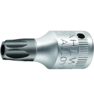 Llave de vaso con punta hueca 1/4" TORX mod 44KTXB