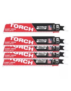 Hoja sierra sable THE TORCH NITRUS CARBIDE 7 TPI 5 ud