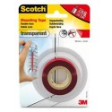 Rollo cinta doble cara SCOTCH transparente 19mm