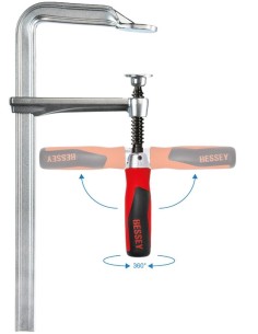 Sargento de acero integro con mango 2 componentes Mango plegable