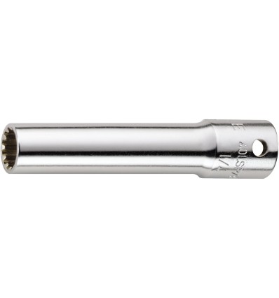 Llave de vaso largo 1/4" DIN 3124 SPLINE-DRIVE mod 40ALSP