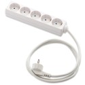 Base de enchufes multiples blanca con cable 15 m