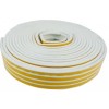 Burlete caucho forma "E" 9 mm x 25 m