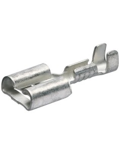 Conector de enchufe, sin aislar a 100 unidades