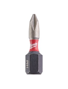 Punta de impacto 1/4" 25 mm estrella PHILLIPS SHOCKWAVE 2 ud