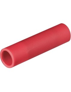 Conector por empuje rojo a 100 unidades