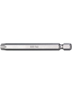 Punta 1/4" huella Torx larga E6.3 mod 1290-1296