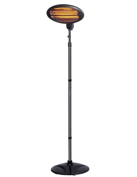 Calefactor eléctrico halogeno exterior con mando IP34