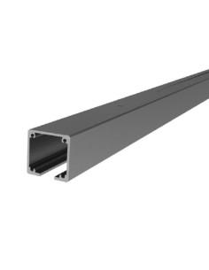 Carril perfil lITE 60 aluminio anodizado SILVER