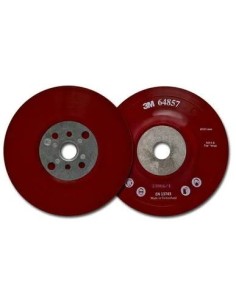 Plato soporte discos fibra HP estriado rígido