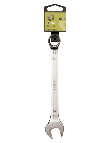 Llave combinada cromada mate modelo 25