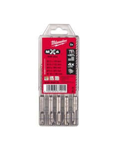 Juego brocas 4 filos SDS-PLUS MX4