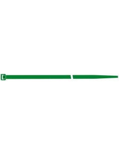 Brida de nailon verde 100 piezas