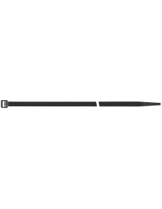 Brida negra UV de 100 unidades