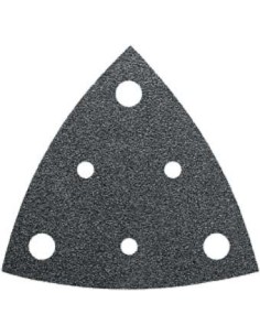 Disco abrasivo triangular perforado 80mm VE5