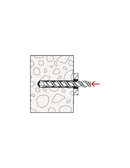 Tornillo hexagonal anclaje a hormigón alto rendimiento FSBII ULTRACUT-US