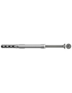 Taco de nylon multimaterial largo con tornillo avellanado TORX INOX A4 SXR-T