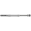 Taco de nylon multimaterial largo con tornillo avellanado TORX INOX A4 SXR-T