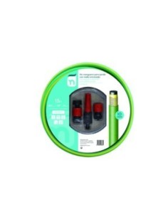 Rollo manguera riego 4 capas con accesorios PERFECT