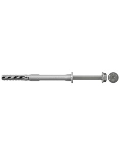 Taco de nylon multimaterial largo con tornillo hexagonal/Torx INOX A4 SXR-FUS