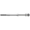 Taco de nylon multimaterial largo con tornillo hexagonal/Torx INOX A4 SXR-FUS