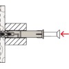 Taco de nylon multimaterial largo con tornillo hexagonal/Torx INOX A4 SXR-FUS