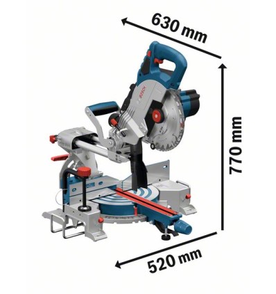 Ingletadora telescópica GCM 18V-216 BITURBO