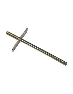Soporte cerrado para tubo niquelado