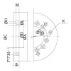 Brida acero DIN55026-21  3B