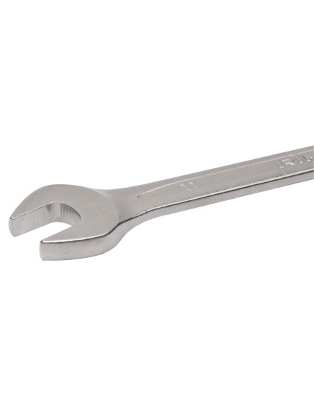 Llave fija 2 bocas cromada mate modelo 10
