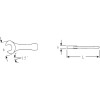 Llave de goleo boca fija DIN 133 mod 4204