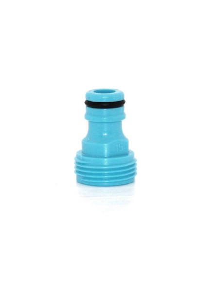 Adaptador rápido manguera riego plástico