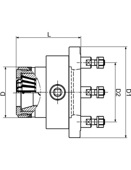 Mandril sujeción manual HSPF40 HSPF40 (173E)