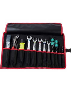 Bolsa de Punta de brocas enrollable 12 compartimentos
