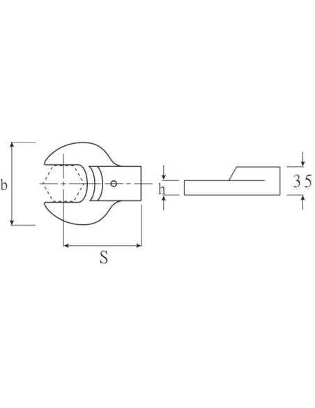 Llave de boca insertable 24x28 mod 731/80