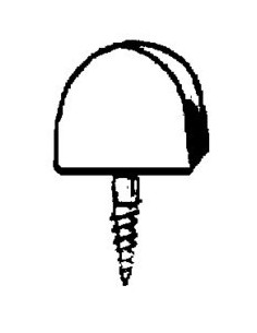Soporte vitrina 22x8 mm 6 ud