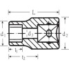 Llave de vaso 3/8" DIN 3124 mod 45