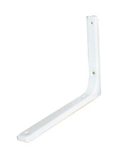 Soporte escuadra acero blanco