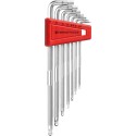 Juego llaves Allen en soporte plástico SAFETY punta esferica