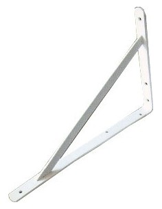 Soporte escuadra reforzado blanco