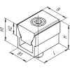 Cuña doble de tensor fuerza de apriete