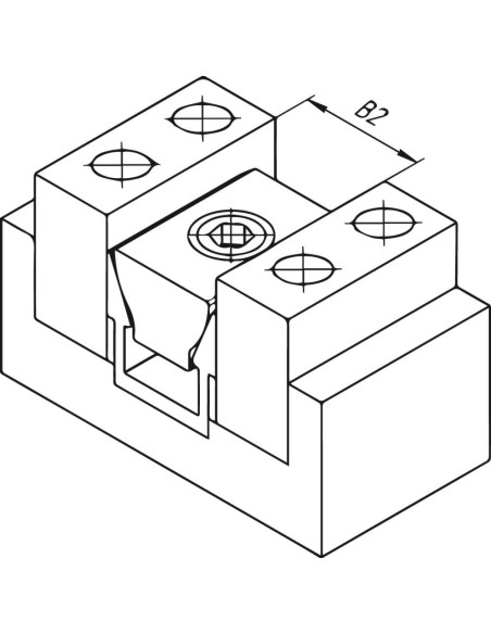 Cuña doble de tensor fuerza de apriete