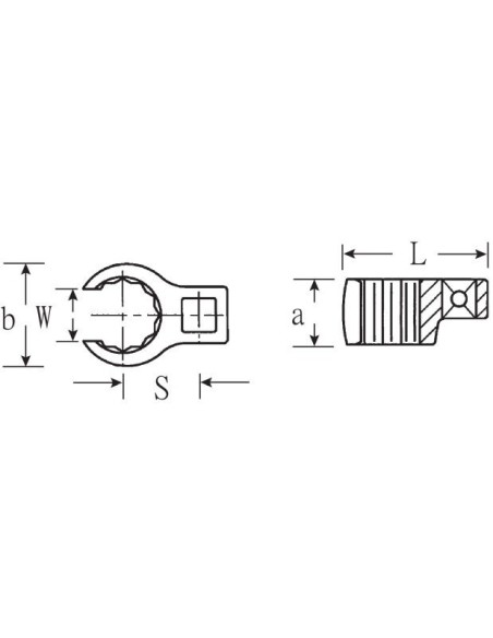 Llave de boca estrella CROW-RING mod 440A