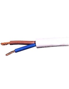 Metro manguera eléctrica plana H05VV-F 500V blanca