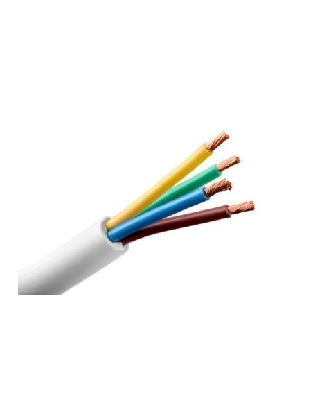 Metro manguera eléctrica H05VV-F 500V blanca