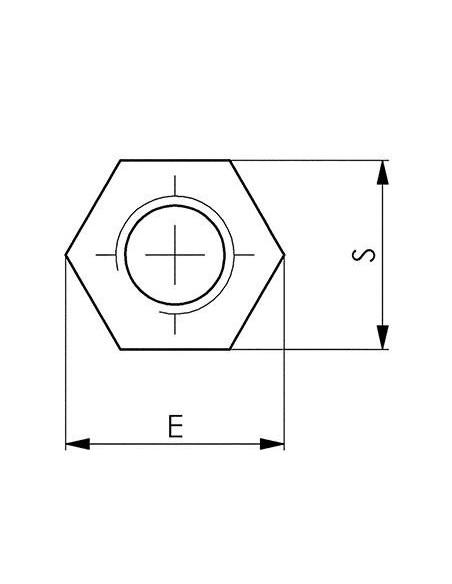 Tuerca de prolongación DIN6334