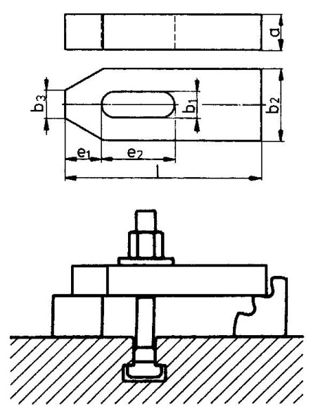 Brida sujeción DIN6314
