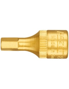 Punta para destornillador 1 / 4 pulgadas hembra hexagonal