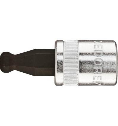 Punta para destornillador 1 / 4 pulgadas hembra hexagonal con cabeza esférica