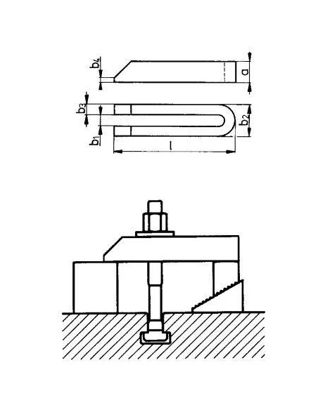 Brida sujeción DIN6315B